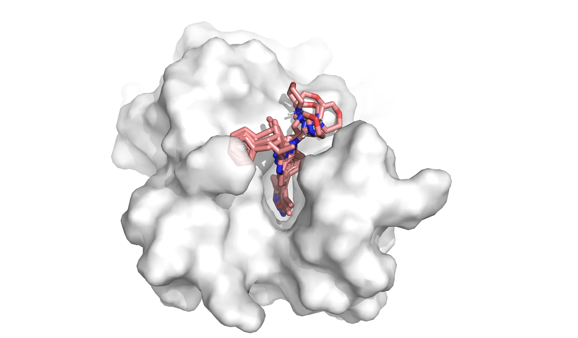 Ligand docking to protein binding pocket