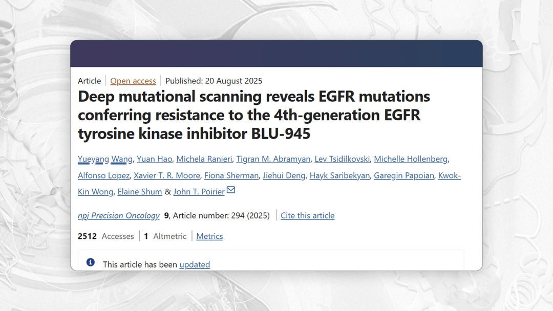 Deep Mutational Scanning Reveals EGFR Mutations Conferring Resistance to the 4th Generation EGFR Tyrosine Kinase Inhibitor BLU-945